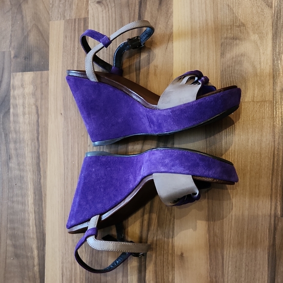 AUDLEY suede wedges - Picture 6 of 15